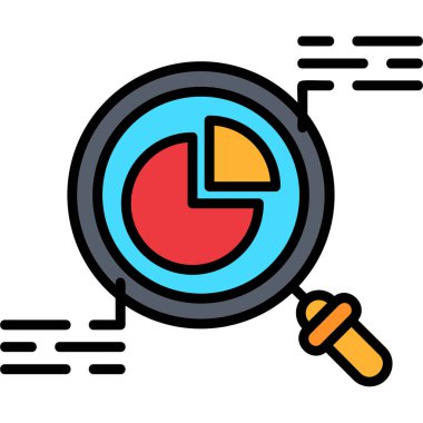 analiz simgesi renk dış hat işareti