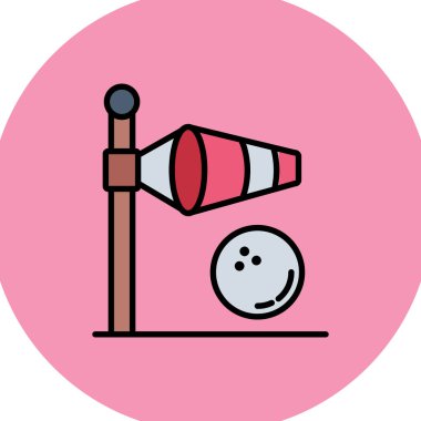 Modern bir simgenin vektör illüstrasyonu