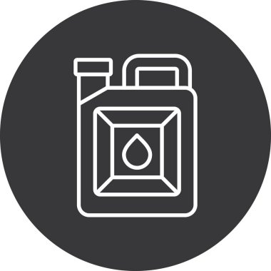 Petrol ve gaz ikonunun vektör illüstrasyonu