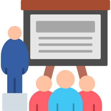 iş toplantısı konferans simgesi