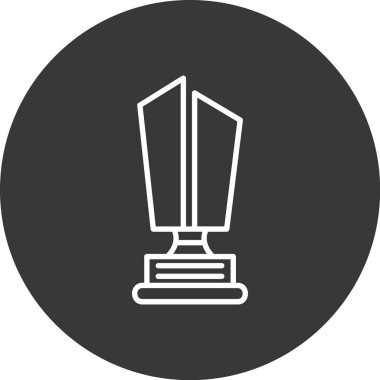 kupa simgesi vektör illüstrasyonu