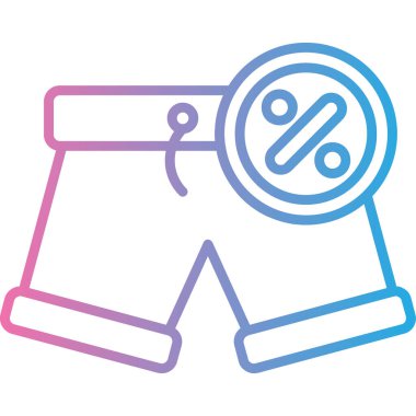 giysi simgesinin vektör illüstrasyonu