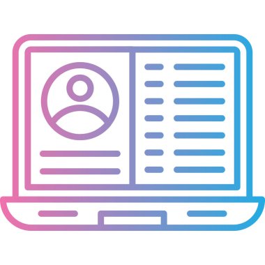 Web simgesi, internet teknolojisinin vektör illüstrasyonu