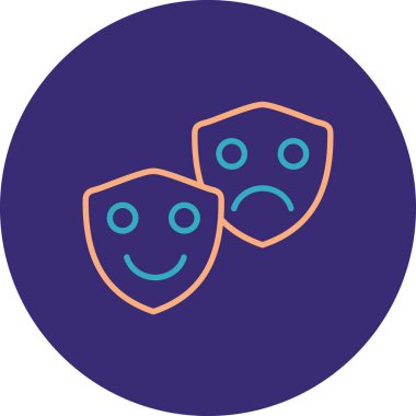 Modern simgenin vektör illüstrasyonu