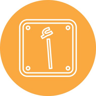 Yapı ve onarımın vektör simgesi, tornavida, tornavida ve tornavida