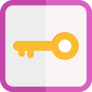 Anahtar. Web simgesi vektör illüstrasyonu