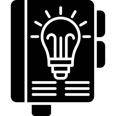 yaratıcı fikir ışık simgesi - taslak biçimi