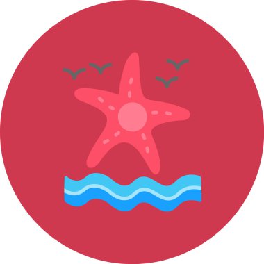 Şirin bir simgenin vektör illüstrasyonu