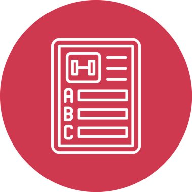 Eğitim simgesinin vektör illüstrasyonu