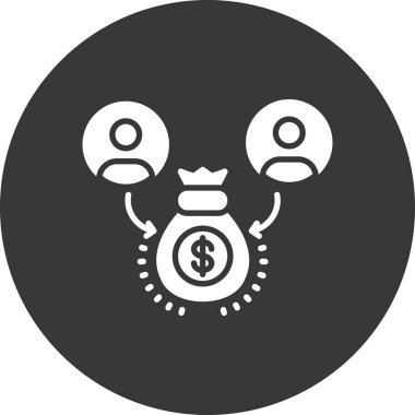 Dolar simgesi vektör illüstrasyonu