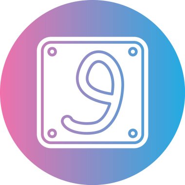 Modern bir b 'nin vektör illüstrasyonu