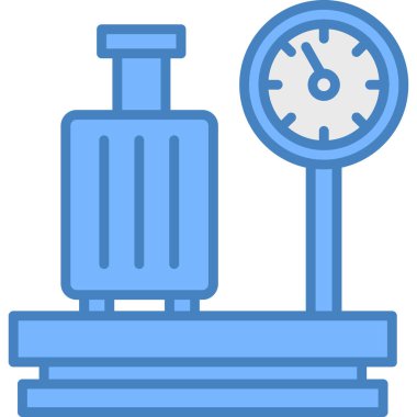 Ağırlık ölçeği Basit illüstrasyon