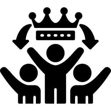 iş ekip çalışması kavramı simgesi