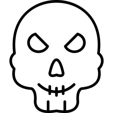 İnsan kafatası simgesi, özet biçimi