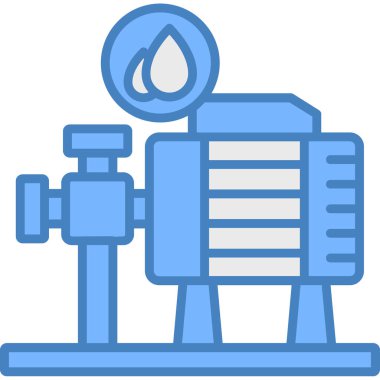 Petrol rafinerisi vektör illüstrasyonuName