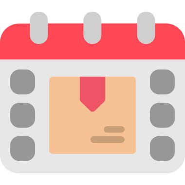 düz stil takvim simgesi