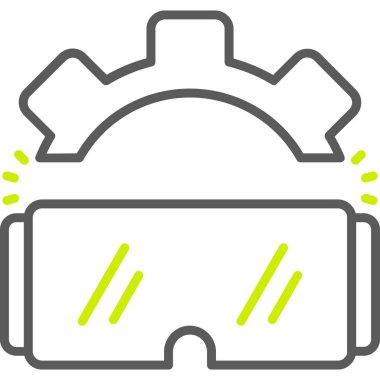 Gözlükler. Basit resimleme