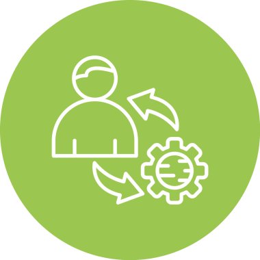 Ayarlama. Web simgesi basit illüstrasyon