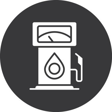 gaz vektör simgesi tasarımı