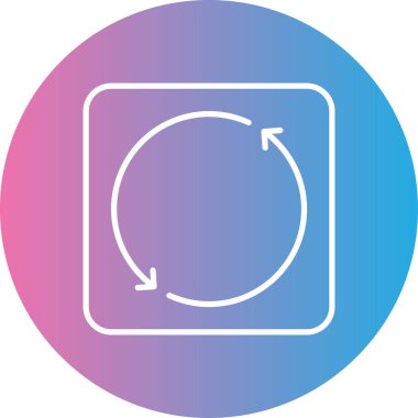 Bir çember simgesinin gösterimi