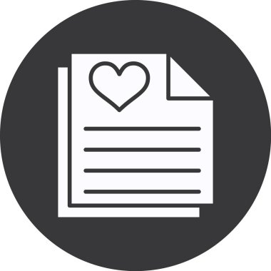 kalp simgesi, vektör illüstrasyonu