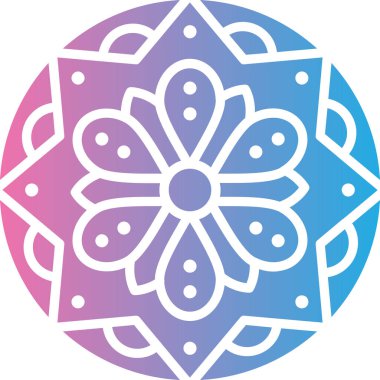 Güzel çiçek. Basit resimleme