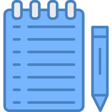 Kalem. Web simgesi basit illüstrasyon