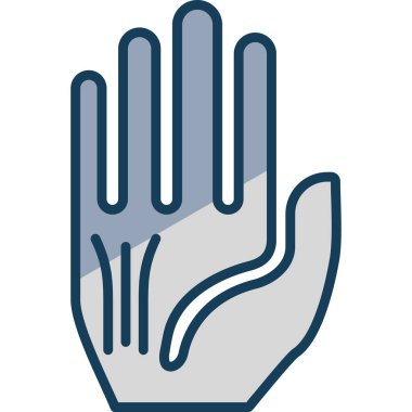 Kes şunu. Web simgesi basit illüstrasyon