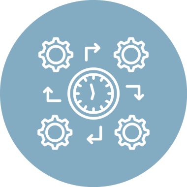 kolayca düzenleyebilen veya düzenleyebilen dişli vektör simgesi