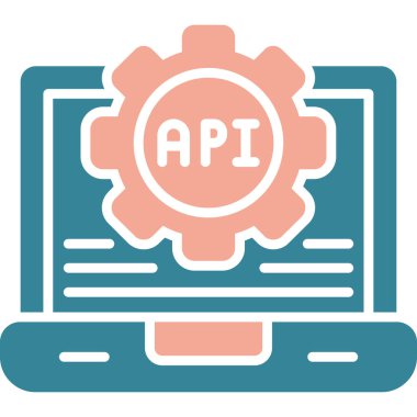 api vektör simgesi web ve uygulama için basit vektör illüstrasyonuName