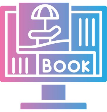 Kitap. Web simgesi basit illüstrasyon