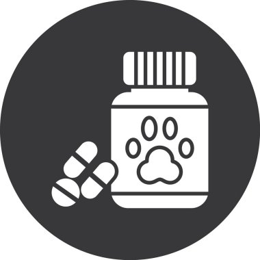 hayvan bakımı vektör simgesi