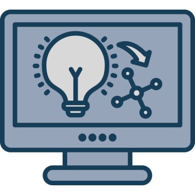 Bilgisayar vektör simgesini kolaylıkla düzenleyebilir ya da değiştirebilir