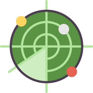 hedef vektör simgesi modern basit vektör çizimi