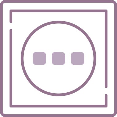 Modern bir simgenin vektör illüstrasyonu