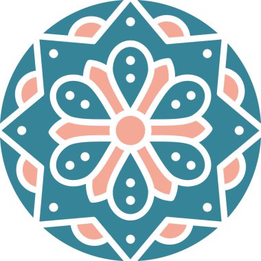 Çiçek. Web simgesi basit illüstrasyon