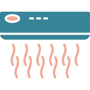 Klima simgesi, modern tasarım vektör illüstrasyonu