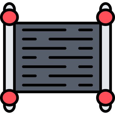 bayrak simgesi, vektör illüstrasyonu