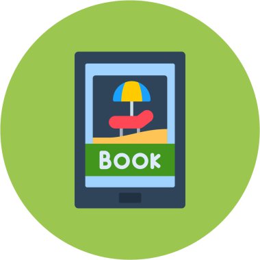 Kitap. Web simgesi basit illüstrasyon