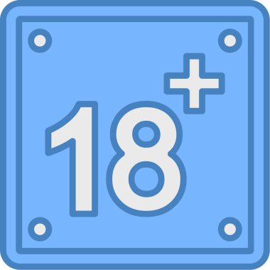 187 takvim simgesi, basit vektör illüstrasyonu