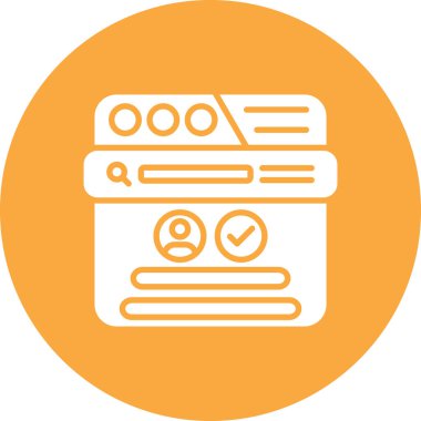 Dosya. Web simgesi basit illüstrasyon