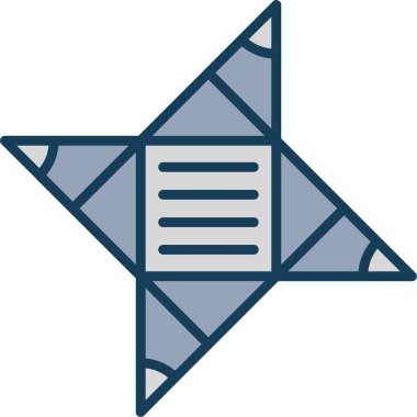 Pusula. Web simgesi basit illüstrasyon