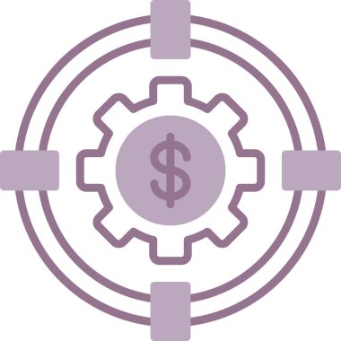 Teçhizat Web simgesi basit illüstrasyon