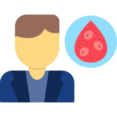 Karpuz. Web simgesi basit illüstrasyon