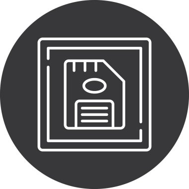 belge web simgesi, vektör illüstrasyonu