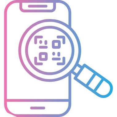 Smartphone Simgesi, vektör illüstrasyonu