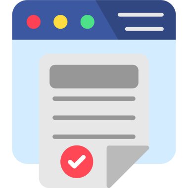 kontrol listesi simgesi vektör illüstrasyonu