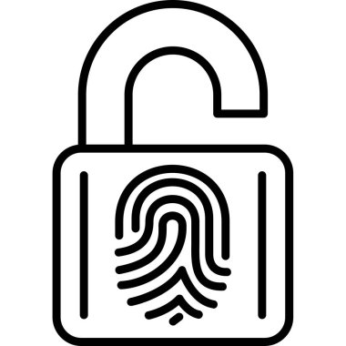 ikon vektör illüstrasyonunu kilitle