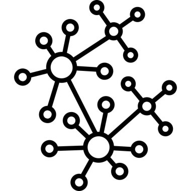 ağ paylaşım simgesi çizimi