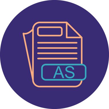 Dosya simgesinin vektör illüstrasyonu